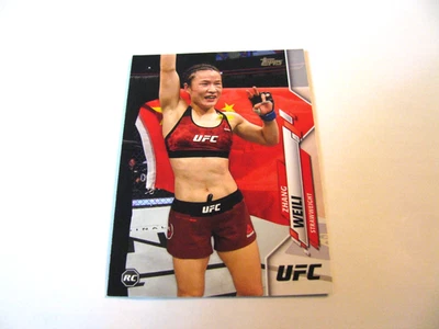 2020 Topps UFC Zhang Weili RC " Magnum " Strawweight Champ Rookie Card # 87 - Image 1 of 2