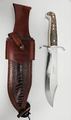 Galinha e Galo Diamante Edição Limitada Bowie Stag HR0008 Alemão - Aço Inoxidável 14,5"  - Imagem 1 de 4