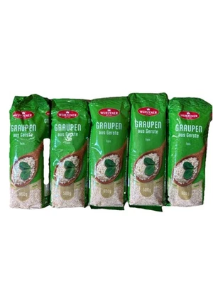 5x Wurzener Graupen fein Perlgraupen aus Gerste 5x 500g Ostprodukt für Suppen - Bild 1 von 4