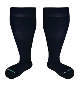 Plus Size Compression Knee High Socks, Wide Calf Extra Large for Men and Wome... - Picture 1 of 7
