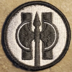 US ARMY 11TH MILITARY POLICE BRIGADE PATCH ACU CAMO UNIFORM SHIRT hook & loop  - Picture 1 of 2