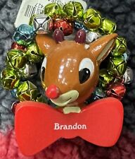 Rudolph the Red Nosed Reindeer Named Ornaments Brandon