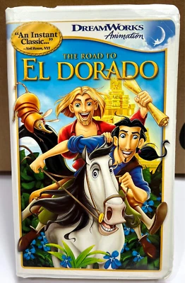 The Road To El Dorado DreamWorks Animation VHS Clamshell Animated Movie - Image 1 of 4
