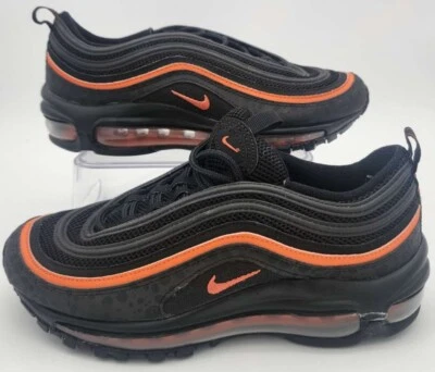 Nike Air Max 97 Safari GS Negro Seguridad Naranja DX3088-001 talla 6.5Y, mujer 8 Foto 1 de 4