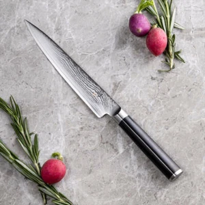 KAI Shun Classic Utility 150mm (L) DM2701 Stainless Steel Damascus Pattern NEW - Picture 1 of 6