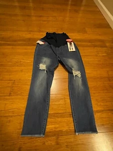 S.O.N.G Maternity Women Jegging Stretch Denim Curvy Skinny Leg Legging Pants XL - Picture 1 of 6