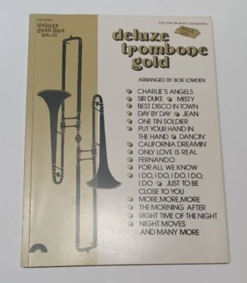Deluxe Trombone Gold - Gold Line No. 11 by Bob Lowden (Columbia, 1977) - RARE - Image 1 of 4
