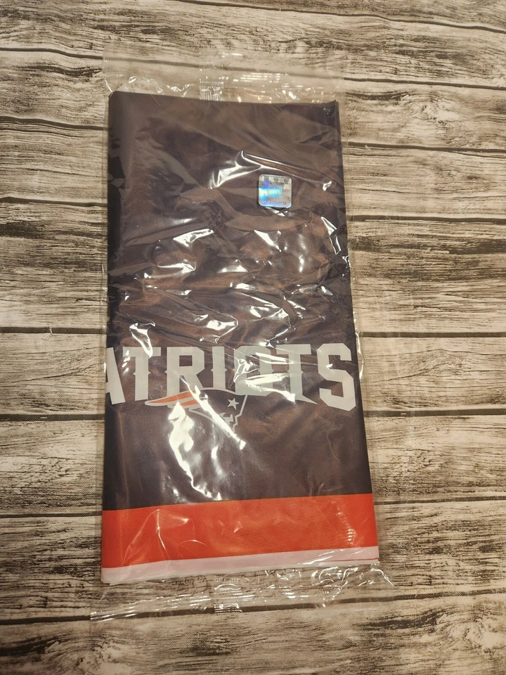 New England Patriots NFL Football Tablecloth Tablecover Party Decoration 54x102” - Image 1 of 4