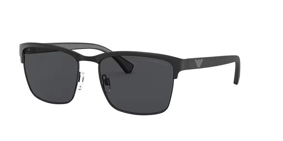 Sunglasses Emporio Armani Ea2087 3014/87 56 Matte Black Grey