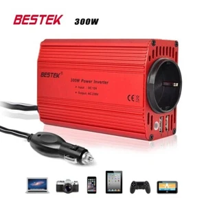 Bestek 300W Wechselrichter DC 12V auf AC 230V Auto Wechselrichter Dual USB Auto Ladegerät - Bild 1 von 12