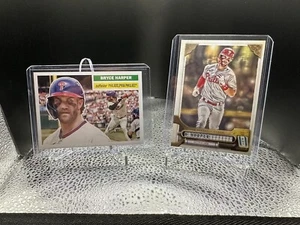 2022/2023 Bryce Harper Two Card Lot #272 And #100 Archives And Gypsy Queen - Picture 1 of 2