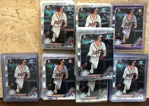 HUGE LOT: 93 2019 Bowman Chrome Draft Braden Shewmake RC &23 REF Non Auto Braves - Picture 1 of 2