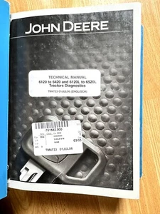 JOHN DEERE 6120 - 6520 TRACTOR TECHNICAL DIAGNOSTICS MANUAL Genuine 1500 pages * - Picture 1 of 2
