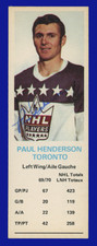 1970-71 Dad's Cookies Paul Henderson Signed Toronto Maple Leafs