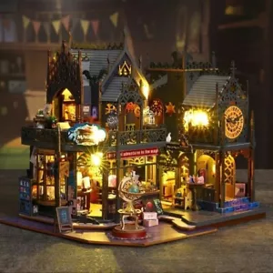 Kit 3D Fai da Te Book Nook, Puzzle 3D Legno Holo Magic City Costruisci - Nuovo con scatola - SPEDIZIONE GRATUITA! - Foto 1 di 4