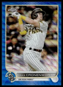 2022 Topps Chrome BLUE REFRACTOR /75 Jake Cronenworth San Diego Padres #172 - Picture 1 of 2