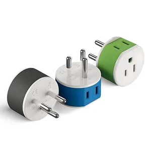 Thailand Travel Adapter - 2 in 1 - Type O - Compact Design (US-18) - Picture 1 of 11