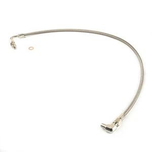 27.5" Long Oil Feed Line For Garrett GT25 28 30 35 T04Z Ball Bearing Turbo 1/8PT - Picture 1 of 4