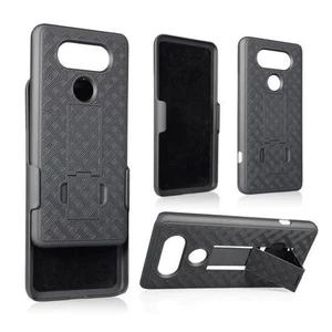 New Slim Shell Holster Belt Clip Combo Hard Case With Kickstand For LG V20 - Picture 1 of 7