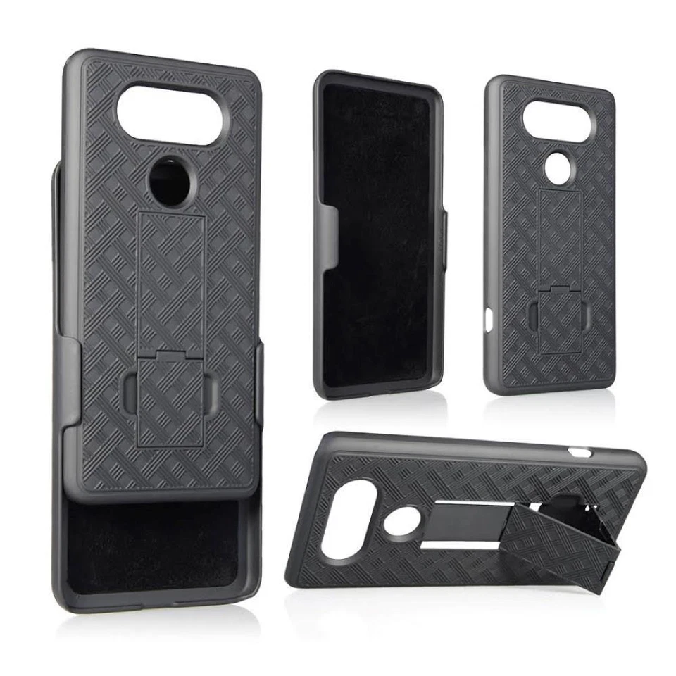 New Slim Shell Holster Belt Clip Combo Hard Case With Kickstand For LG V20 - Image 1 of 4