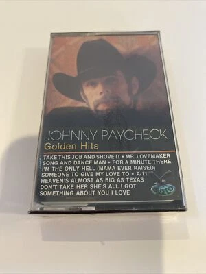 JOHNNY PAYCHECK: Golden Hits Cassette Tape NOS Sealed - Image 1 of 2