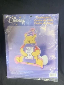 Winnie the Pooh Girl's 1st Birthday Photo Holder Centerpiece (1ct) - Picture 1 of 6