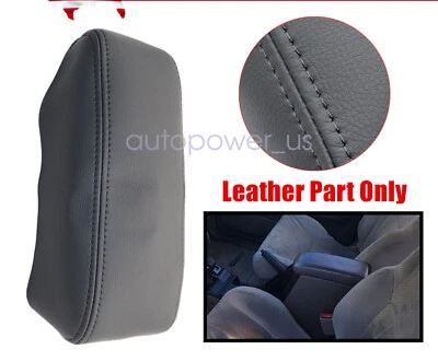 Se adapta a Toyota 4Runner 1996-2002 consola central tapa reposabrazos cubierta de cuero gris Foto 1 de 4