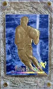 1996-97 Skybox EX-2000 Kobe Bryant 23KT Gold Rc Reprint Sky Background Encased - Picture 1 of 2
