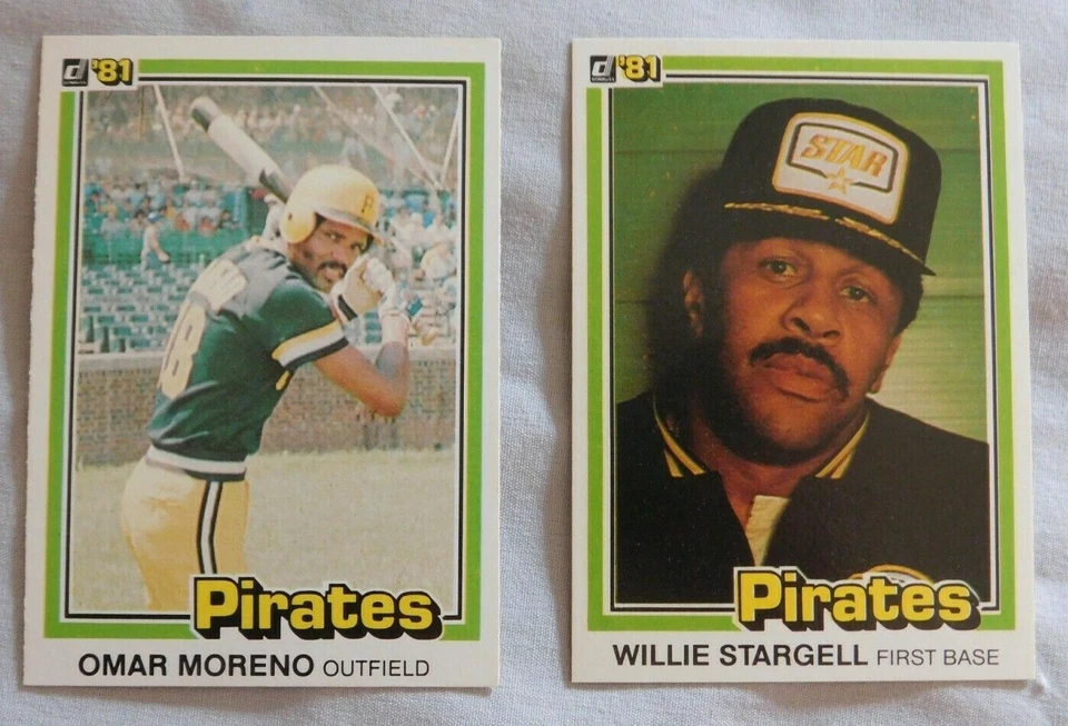 1981 Donruss Pittsburgh Pirates Baseball Card Pick one - Image 1 of 1