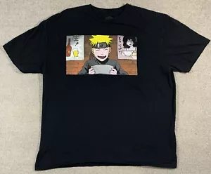 Naruto Shippenden 2002 Ichiraku Ramen Shop Graphic Tee Unisex XL Black - Picture 1 of 5