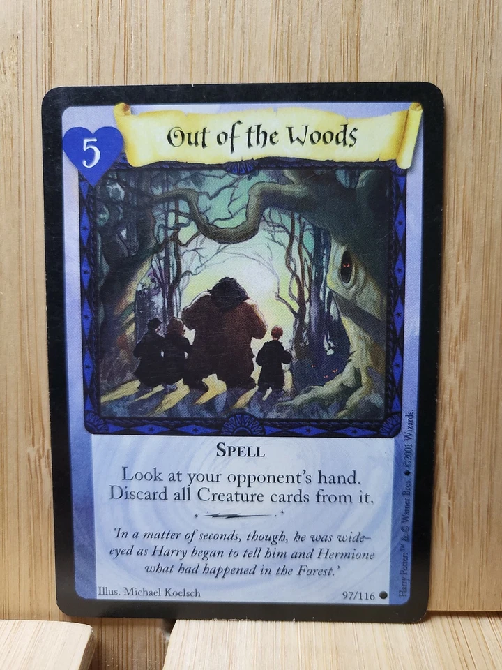 HARRY POTTER TCG🏆2001 #97/116 "Out of The Woods" Trading Card🏆 - Image 1 of 1