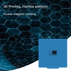 Akcesoria do drukarek 3D Łóżko grzewcze Flex Film PLA Płyta magnetyczna 200x200mm - Stabilna i prosta - Zdjęcie 1 z 9