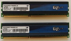 Patriot G2 Series / 8GB (2 x 4GB) / DDR3 1600MHz / PGD38G1600ELK Memory RAM - Picture 1 of 1