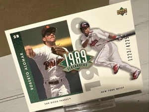 UD Authentics 2002 Roberto Alomar #F8 1989 Flashbacks #/4225 - Imagen 1 de 4