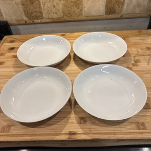 "Juego de 4 cuencos para pasta Mikasa White Bone China Aspen 8,2"" nuevos" - Imagen 1 de 2