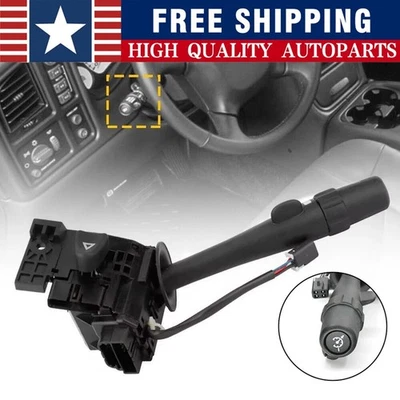 NEW Turn Signal Multi-Function Switch with Cruise Control For GMC Chevy 12450067 - Image 1 of 4