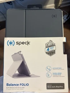 New Speck Balance Folio Case for iPad Air 10.5" & iPad Pro 10.5" Gray NIB - Picture 1 of 2