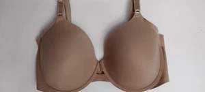 Warners No Side Effects Underarm-Smoothing Underwire Bra 01356 Sze 38D NUDE - Picture 1 of 12