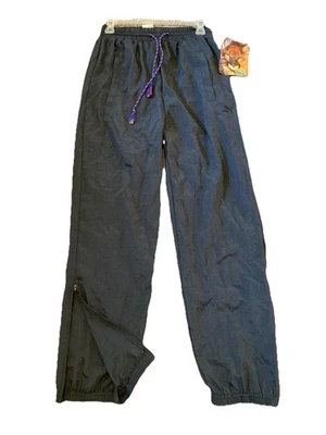 PUMA Track Pants M Joggers Windbreaker Nylon Macht’s Mit Qualitat  Black 90s - Image 1 of 4
