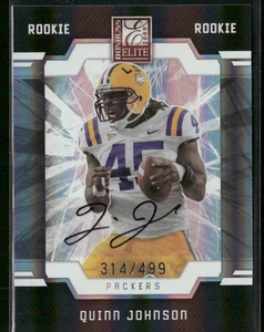 2009 Donruss Elite #182 Quinn Johnson #314/499 - Picture 1 of 2