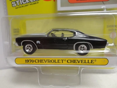 Greenlight 1970 CHEVY CHEVELLE черный '70 w/RR GARBAGE PAIL KIDS Dazed David - Изображение 1 из 3