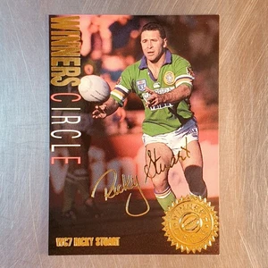 1995 Rugby League NRL Dynamic Series 1 Winners Circle Card WC7 Ricky Stuart - Picture 1 of 2