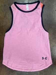 Under Armour Girls Pink Razorback Tank Size Large￼ - Picture 1 of 4