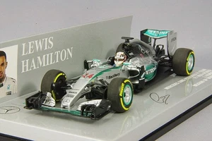 Minichamps 417150244 1/43 MERCEDES W06 AMG PETRONAS #44 WINNER BELGIUM GP 2015 - Picture 1 of 6