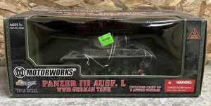 Motorworks carro armato III AUSF. Carro armato tedesco L seconda guerra mondiale scala 1:32 pressofuso - Foto 1 di 18
