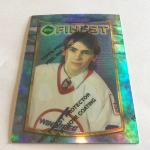 1994-95 Finest #107 Ravil Gusmanov Refractors W/ Coating Rookie RC Winnipeg Jets - Picture 1 of 4