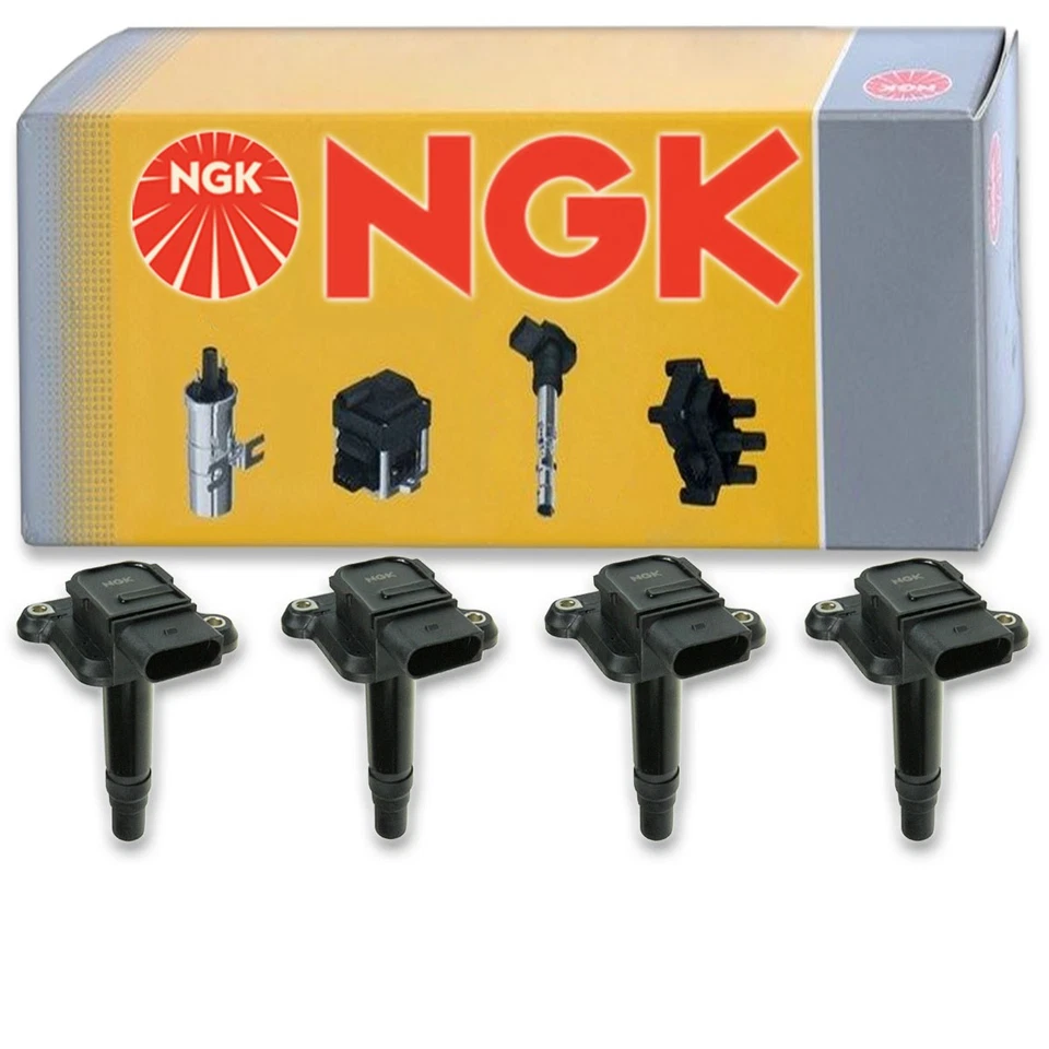 Bobina de encendido NGK de 4 piezas para Volkswagen Golf 2000 1,8 L L4 - Bujía Tune jn Foto 1 de 4