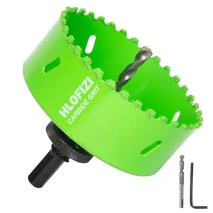4-1/4" Carbide Grit Hole Saw for 4 Inch Recessed Lights, Cut Through Stucco, ... - Picture 1 of 5
