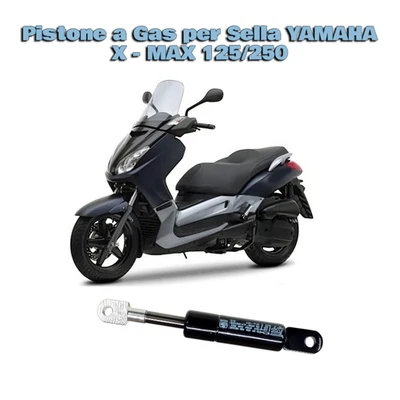 PISTONE A GAS MOLLA AMMORTIZZATORE PER SELLA YAMAHA X-MAX 125/250 RICAMBIO - Immagine 1 di 2