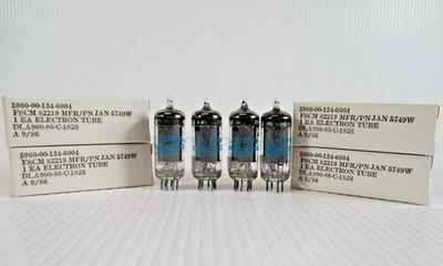 Tubi Aspirazione Philps ECG JAN 5749W 6BA6 Lotto 4 Codici Corrispondenti TV-7 Testati NOS - Immagine 1 di 4